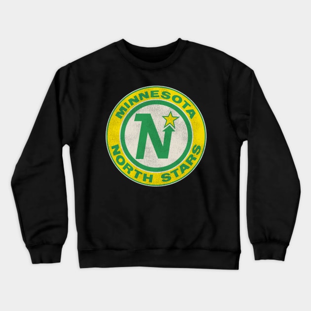 Defunct Minnesota North Stars Hockey Team Crewneck Sweatshirt by Defunctland